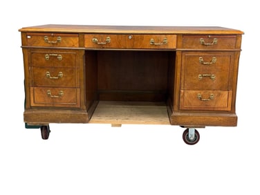 Large Georgian Desk, Fit with Tray on Reverse