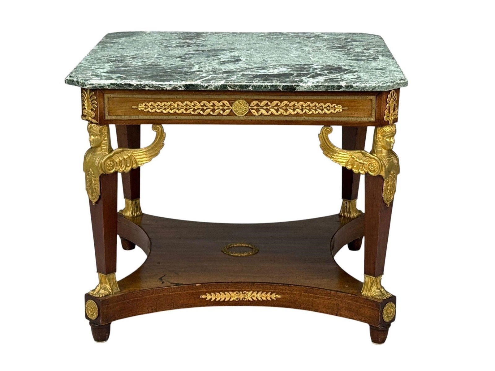 Napoleonic Revival Center Table, Late 19th Cent (1 of 9)