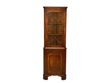 Georgian Style Mahogany Corner Cabinet