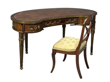 Guillaume Grohe Desk and Chair, 19th Century