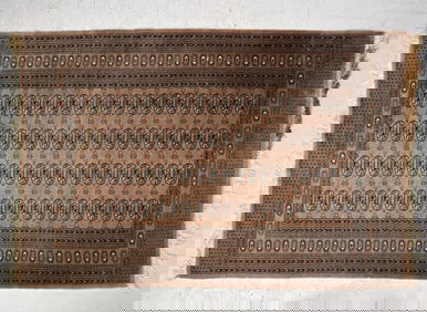 Bokhara Carpet, Wool, Hand knotted,