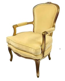 French Louis XVI Jansen Style Bergere,arm chair