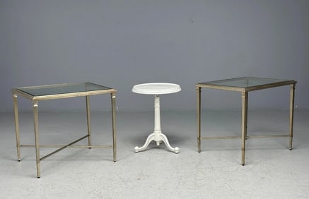 Group of Side or End Tables, One Pair