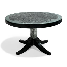 Maison Jansen  Style,  Hollywood Regency,  Eglomise Mirror, Center Table, 20th C