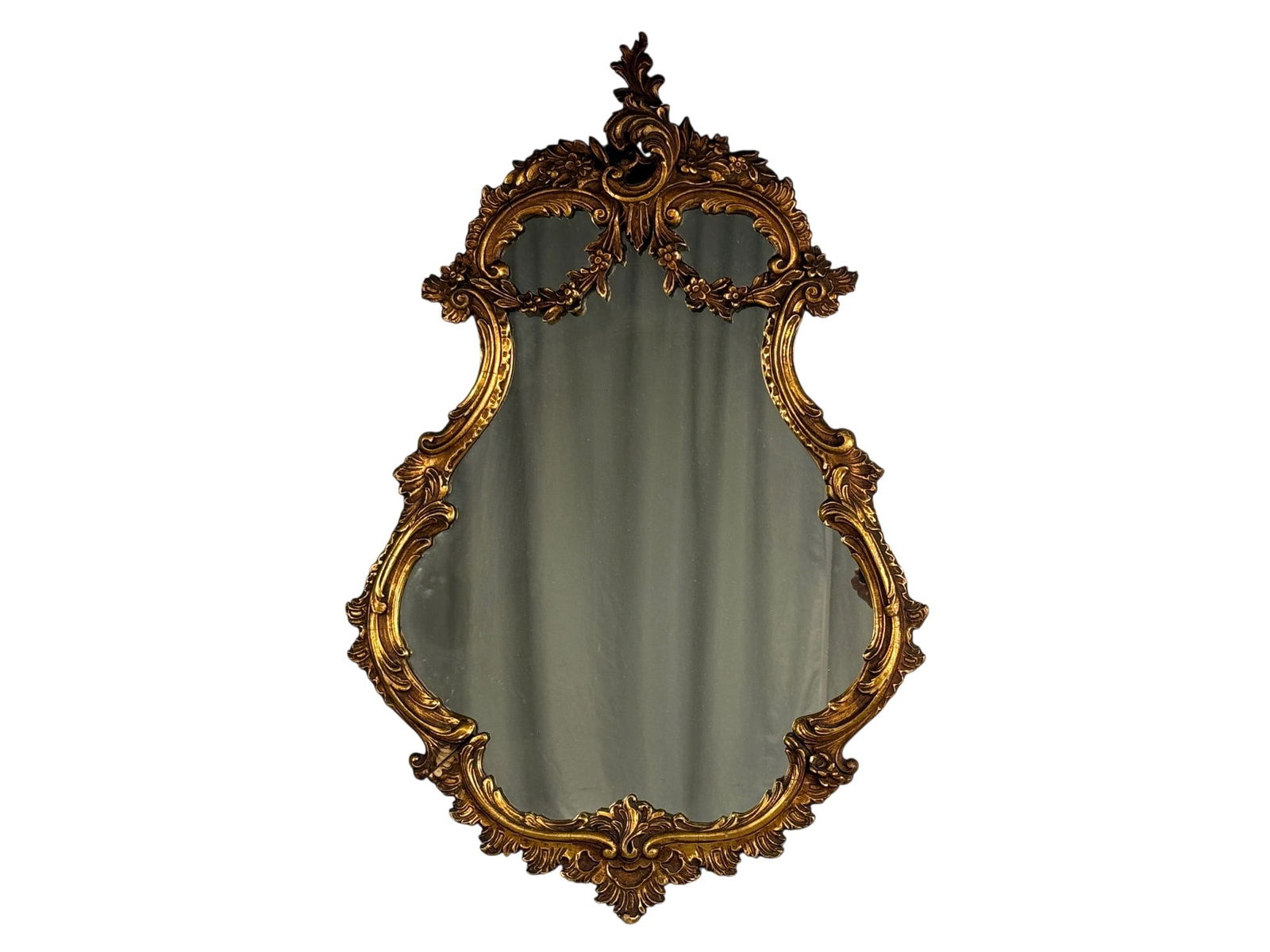 Giltwood Wall Mirror: Height 39.75Width 26Depth 1.5From a Rhode Island Waterfront Home