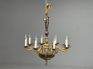 Black and Gold Chandelier
