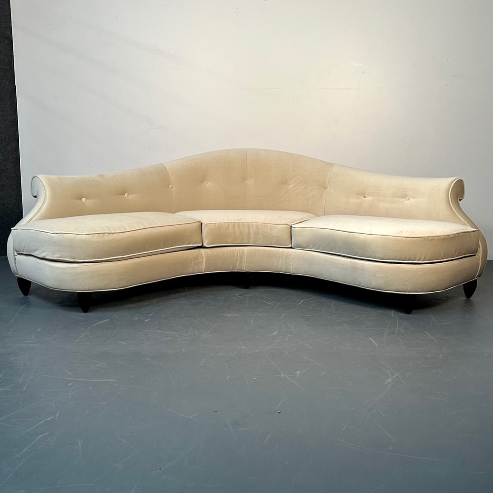 Christopher Guy Curved Sofa, Settee, New Fabric (1 of 9)