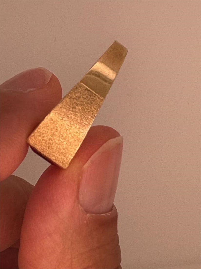 14K Yellow Gold Ruby Ring, Size 10 - 5