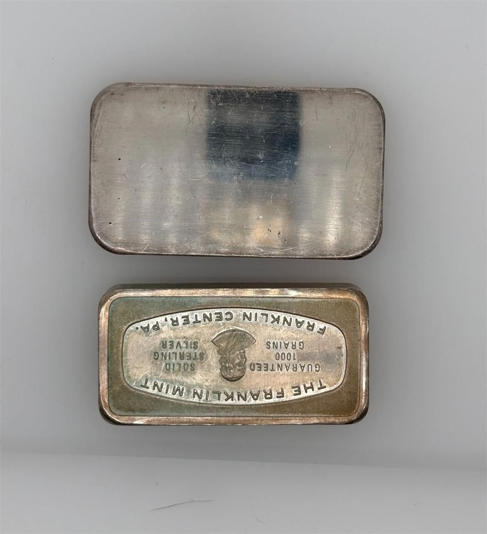 Solid Sterling Silver Bars, 96.77 grams Sterling. - 2