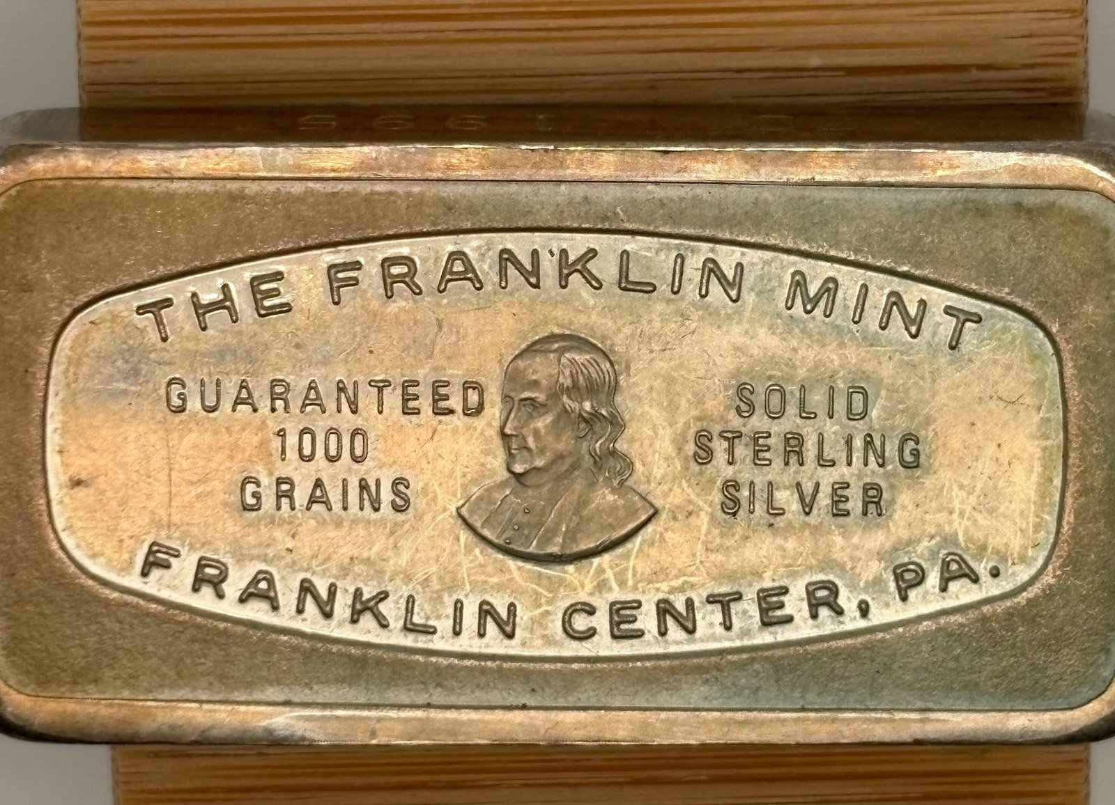 Solid Sterling Silver Bars, 96.77 grams Sterling. - 4