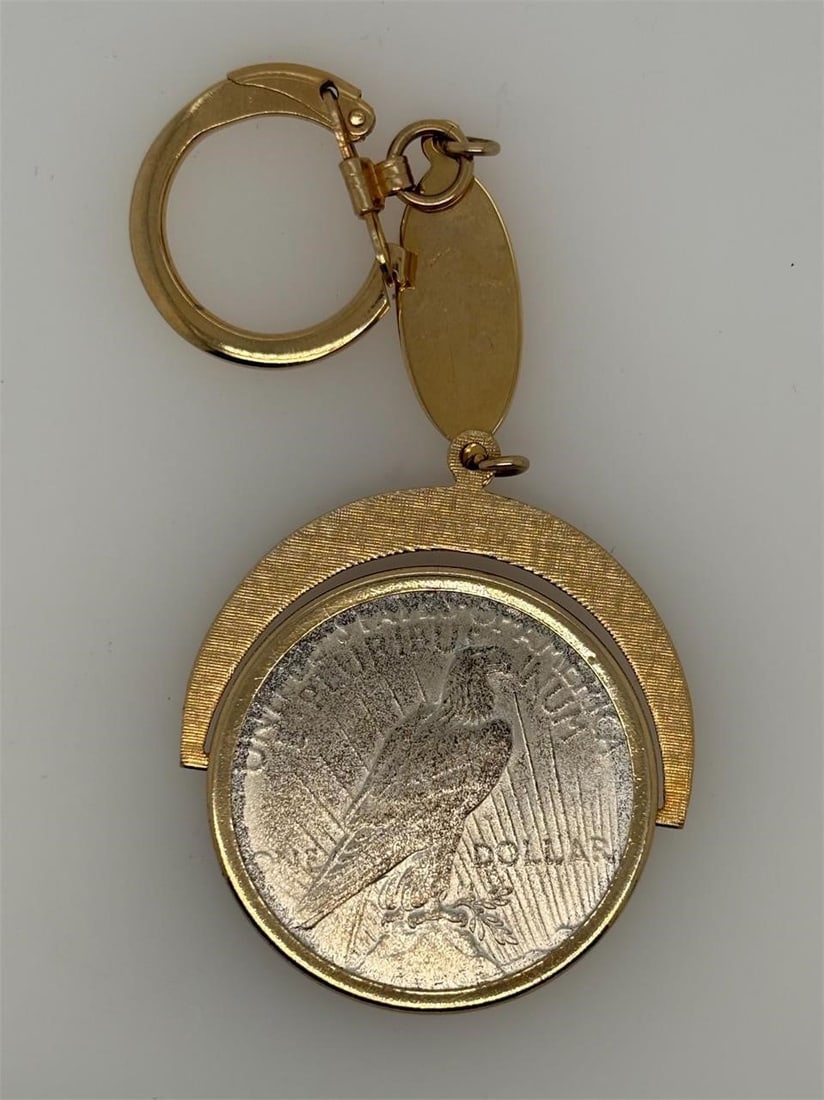 1923 Silver Dollar Key Ring - 3