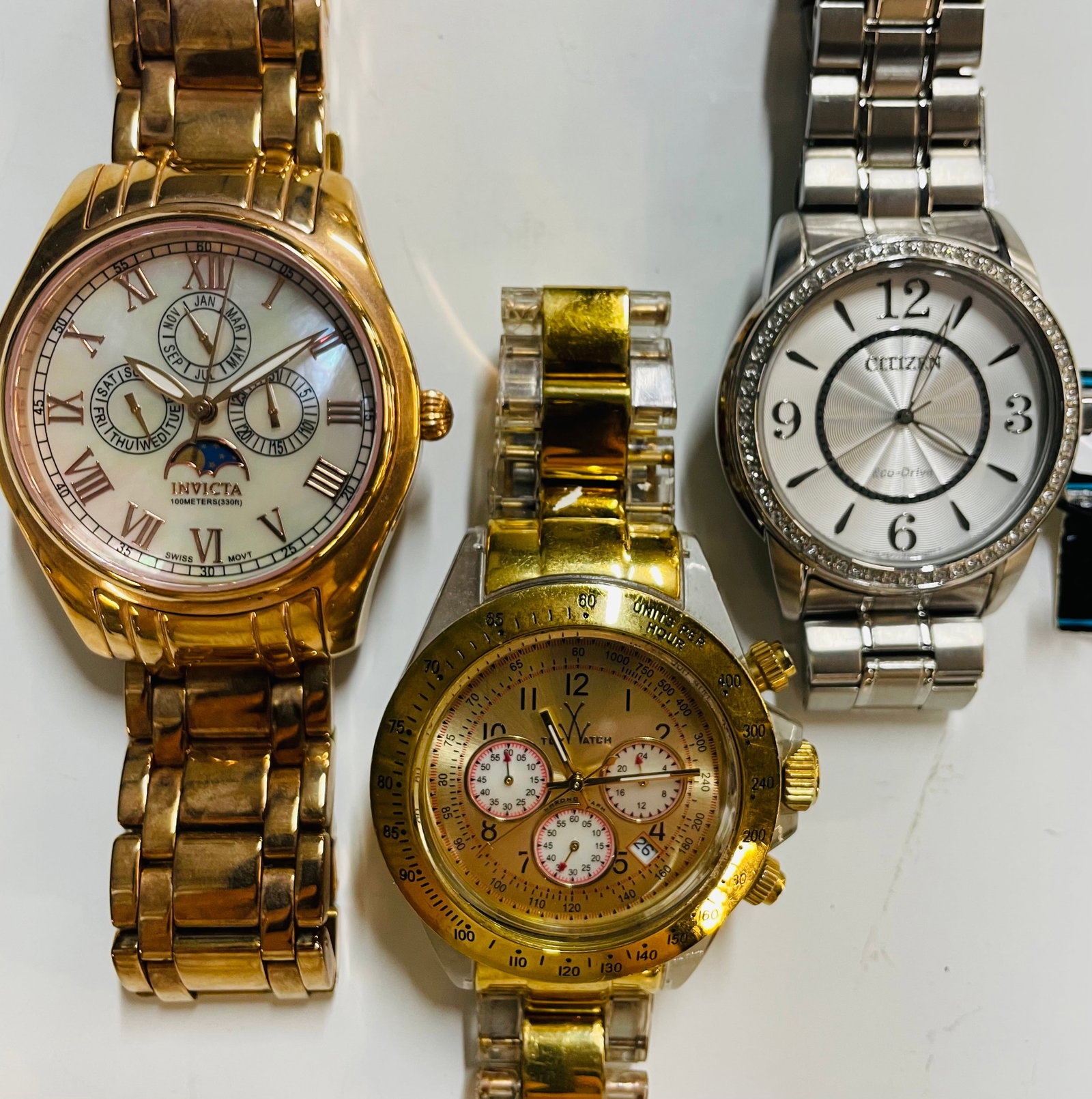 Three Watches: Invicta, ToyWatch, Citizen (1 of 8)