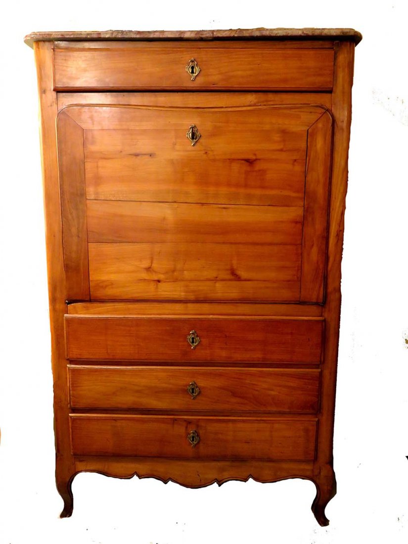 BIEDERMEIER STYLE SECRETARY ABATTANT (1 of 10)