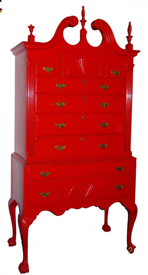 ANTIQUE GEORGIAN HIGHBOY (1 of 9)
