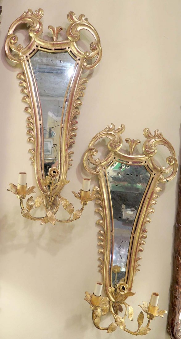 PAIR 19/20th CENTURY SCONCES (1 of 7)