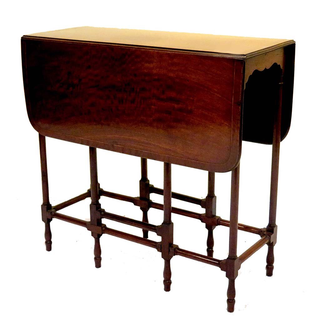 ANTIQUE ENGLISH GATELEG TABLE (1 of 4)