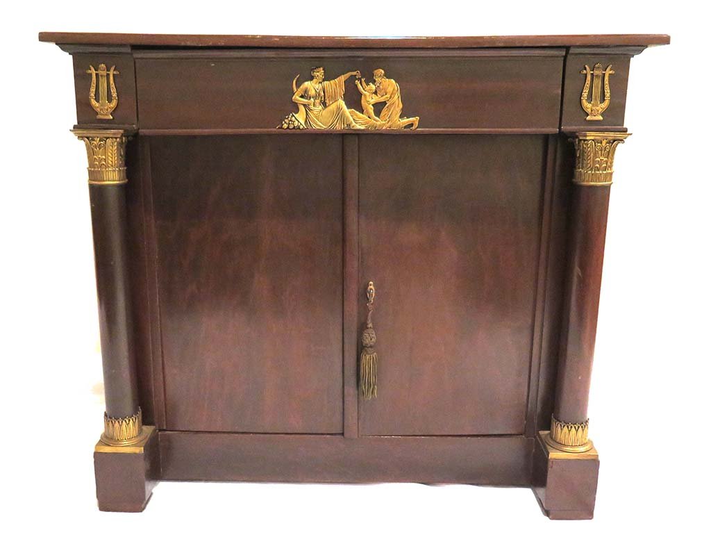 FRENCH EMPIRE CABINET (1 of 9)