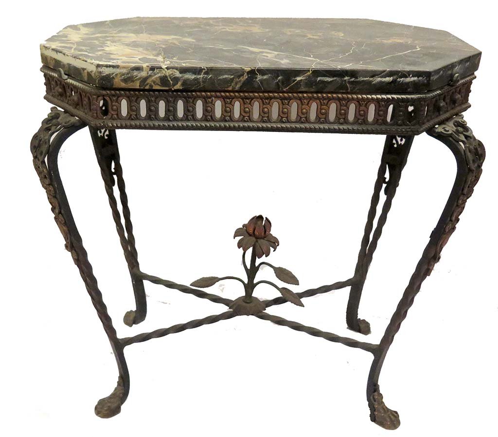 WROUGHT IRON SIDE STAND (1 of 6)