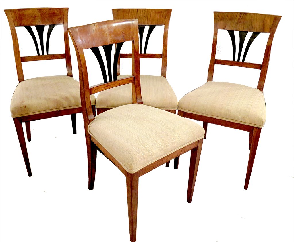 SET OF BIEDERMEIER SIDE CHAIRS (1 of 7)