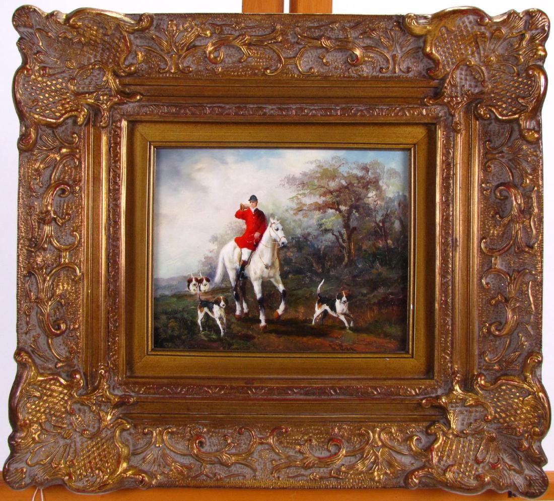 Decorator Oil Painting, Fox Hunt (1 of 3)