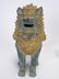 Thai Bronze Elephant and Temple Lion Figures - 3