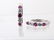 18K White Gold Pink Sapphire, Diamond Earrings - 2