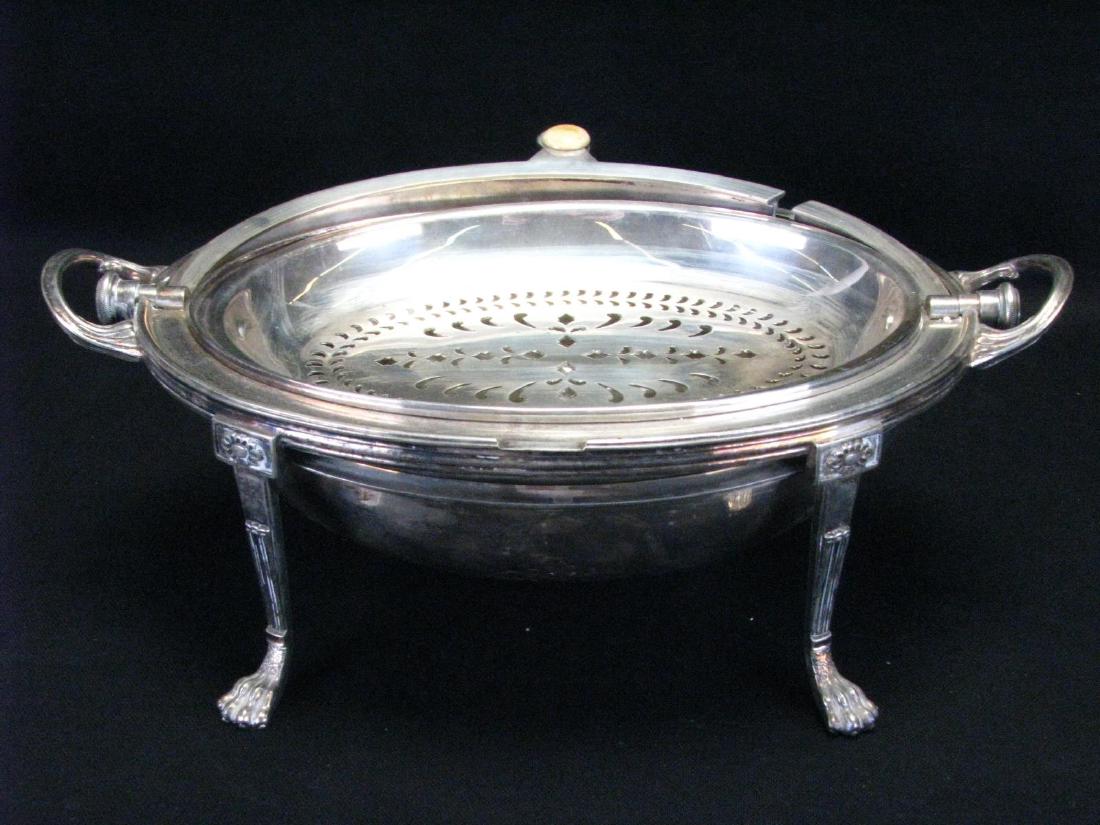 Antique Silverplate Bacon Warmer (1 of 5)