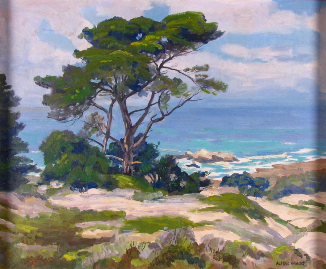 Alfred Wands 20x24 O/B Carmel, CA, Coast (1 of 3)