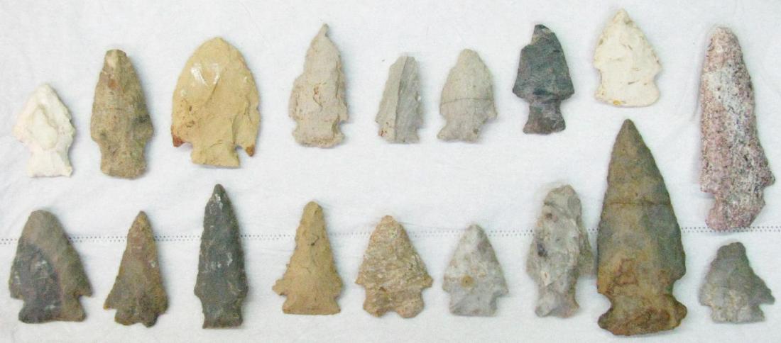 Collection of Indiana Arrowheads (1 of 3)