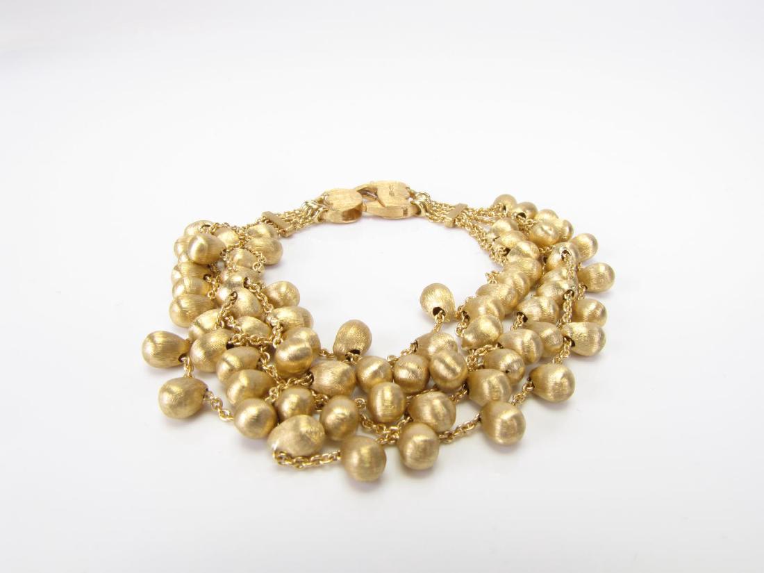 18K Yellow Gold Marco Bicego Five Strand Bracelet (1 of 3)