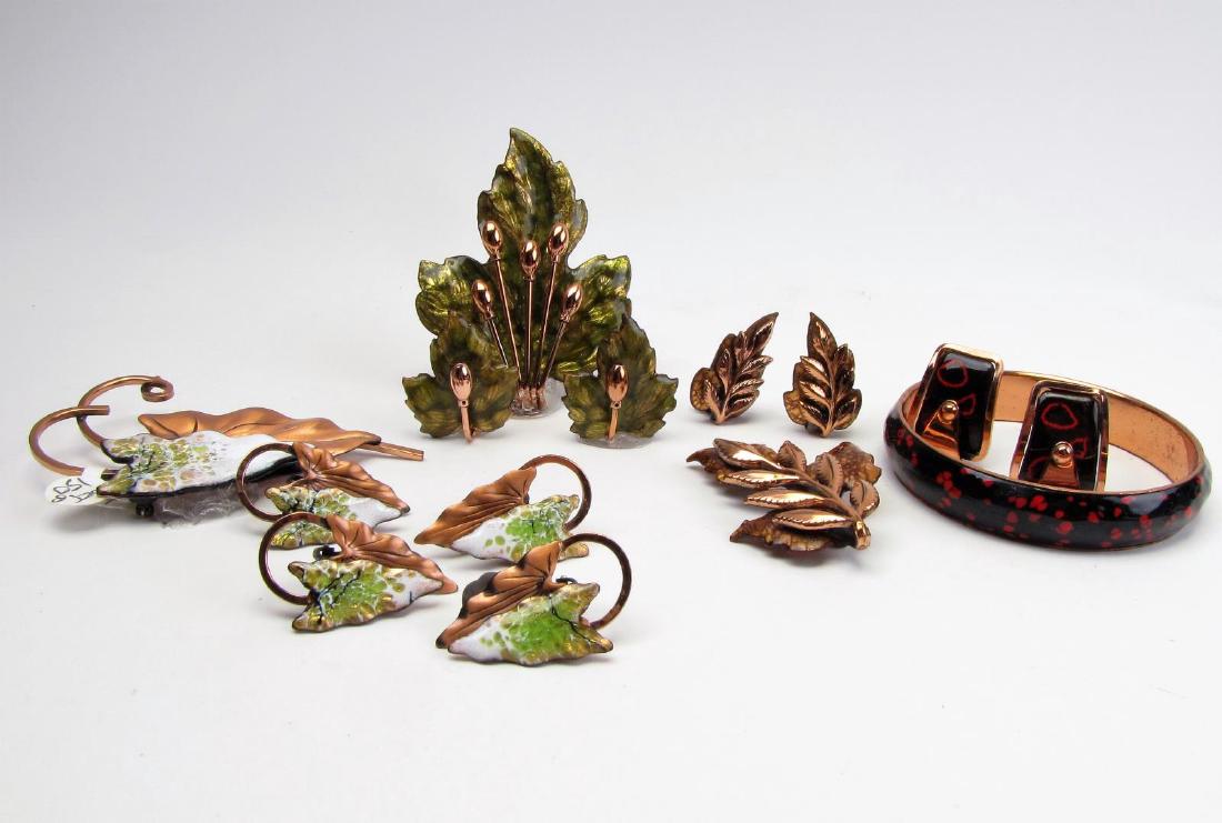 Vintage Matisse Renoir Enameled Copper Jewelry (1 of 5)