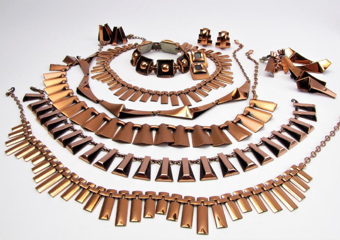 Collection of Vintage Renoir Copper Jewelry (1 of 5)