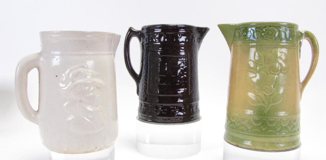 Three Decorated Stoneware Pitchers (1 of 1)