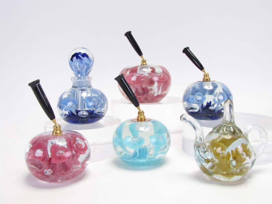 Joe St. Clair Art Glass Floral Perfume Joe St. Clair Art Glass Floral Perfume