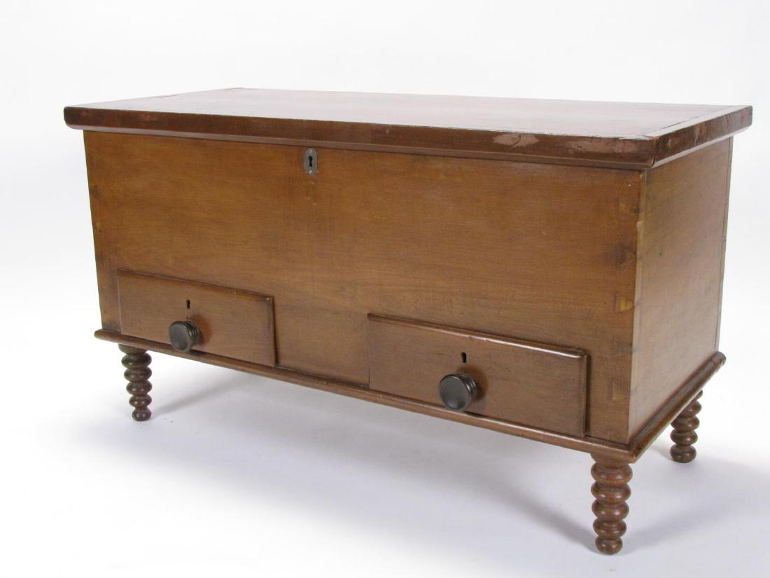Antique Poplar Hope Chest (1 of 5)