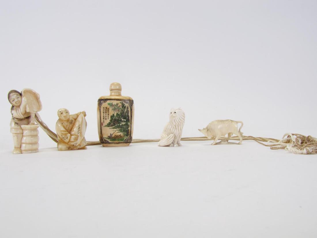 Group of Oriental Carved Decorative Accessories (1 of 4)