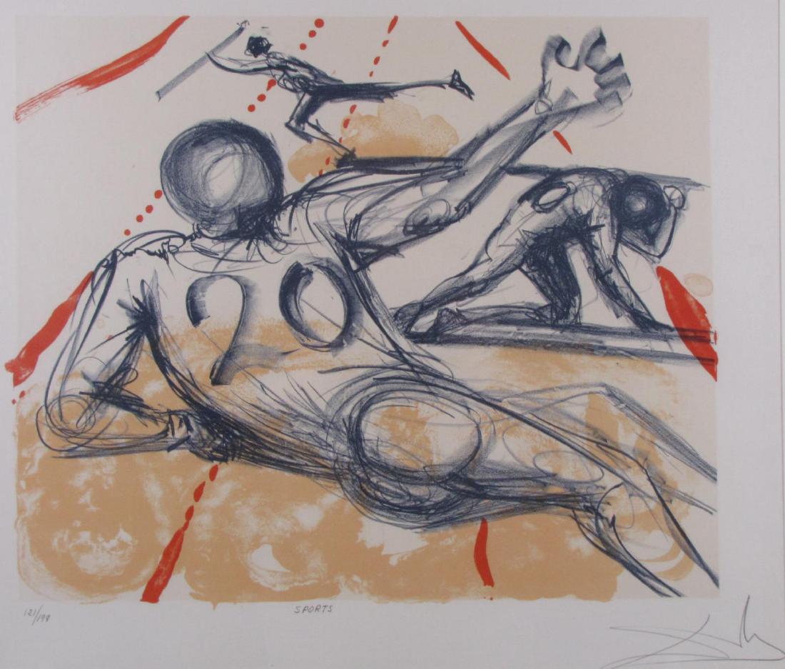 Dali Ltd Edition Lithograph, "Sports" (1 of 5)