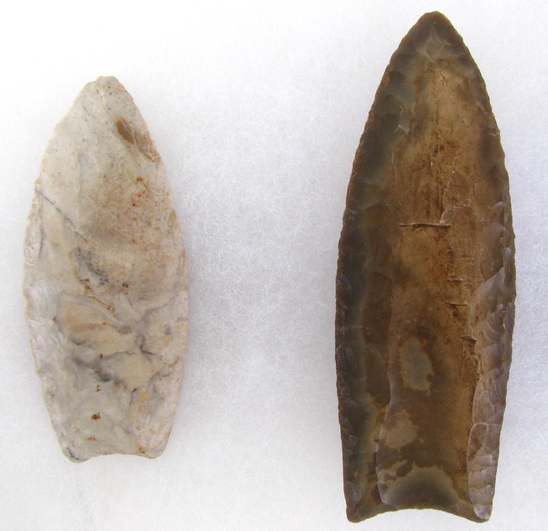 Two Native American Kentucky Clovis Points (1 of 6)