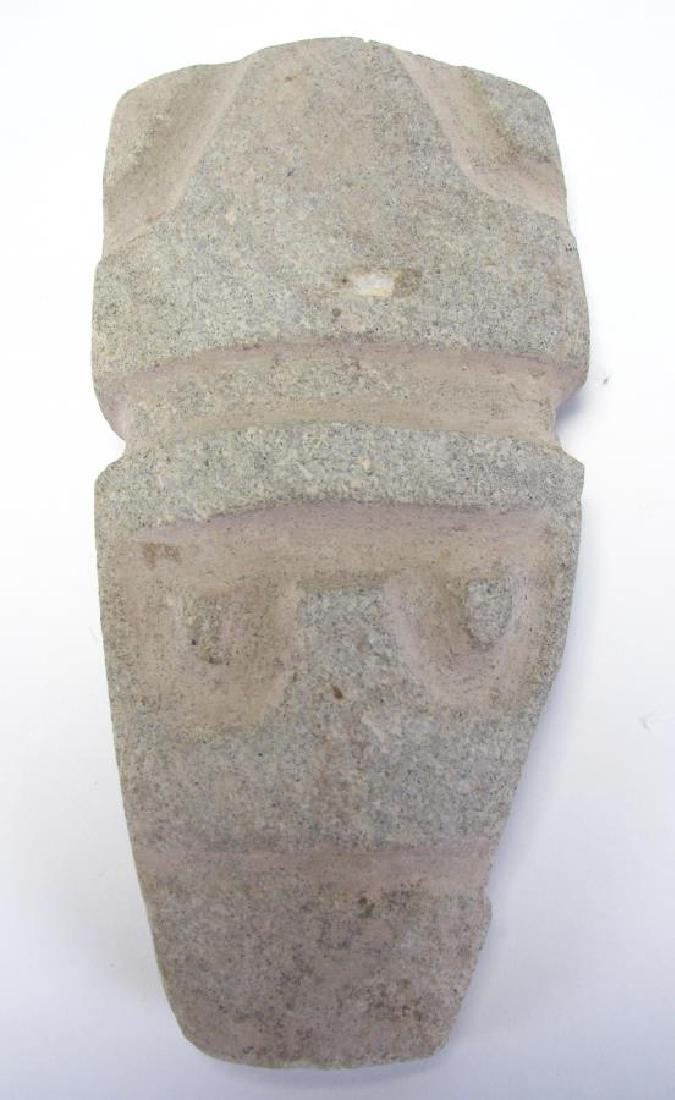 Valdivian Carved Limestone Owl Effigy (1 of 2)