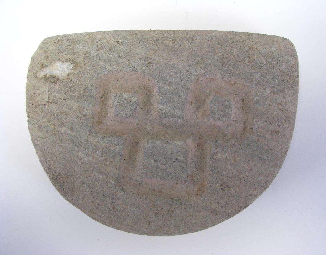 Valdivian Carved Limestone Owl Effigy (1 of 3)