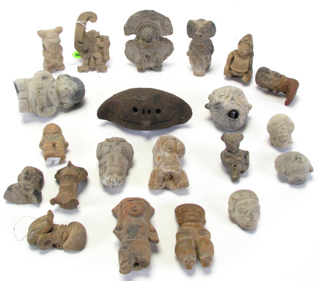 Collection of Pre-Columbian Clay Effigies (1 of 8)
