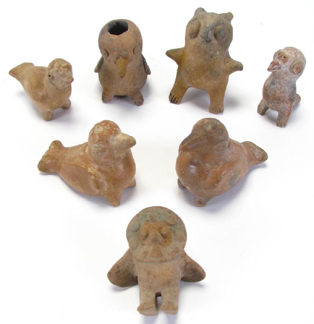 Collection of Pre-Columbian Clay Bird Effigies (1 of 6)