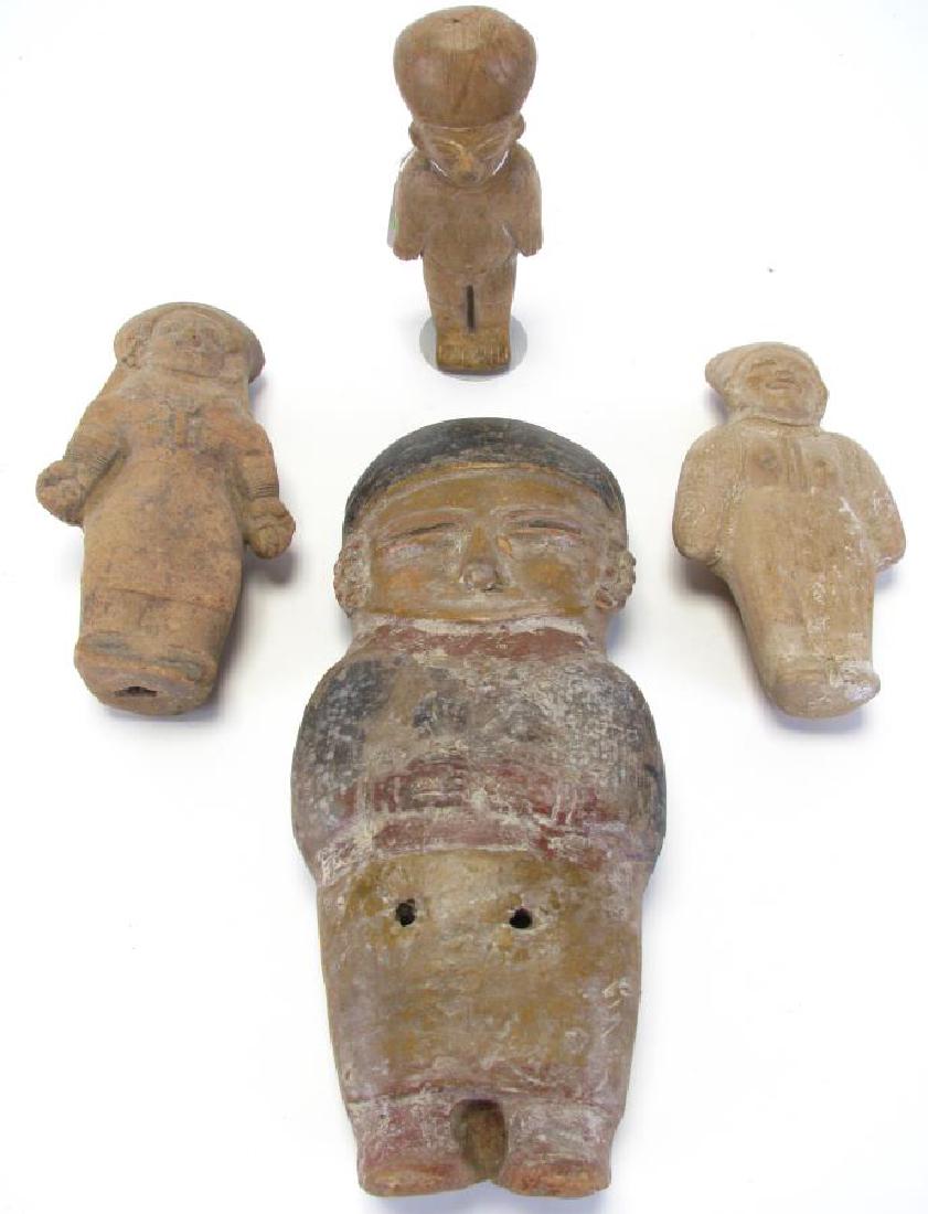 Four Pre-Columbian Clay Figures (1 of 5)