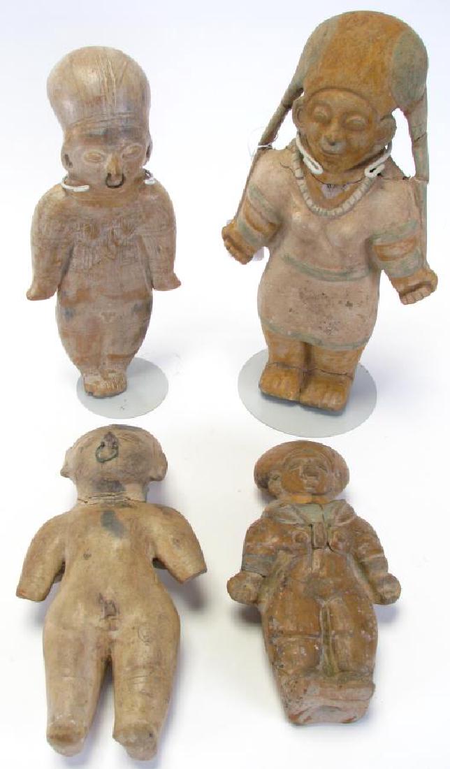 Four Pre-Columbian Clay Figures (1 of 8)