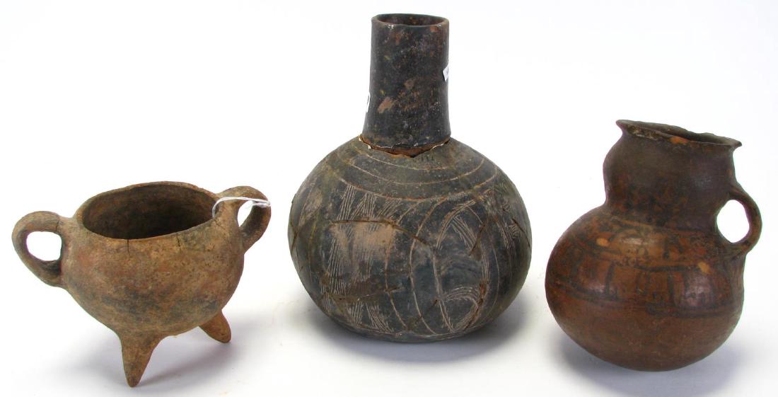 Three Antique Pottery Vessels (1 of 6)