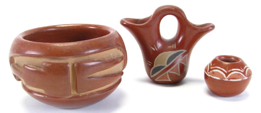 Three Teresita Naranjo Pottery Pieces (1 of 8)