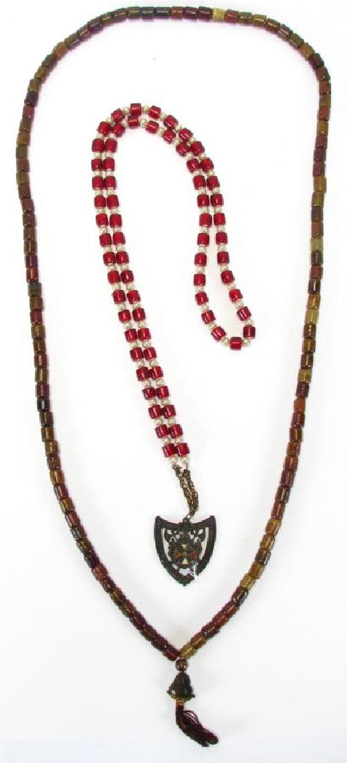 Two Ceremonial Bead Necklaces (1 of 5)