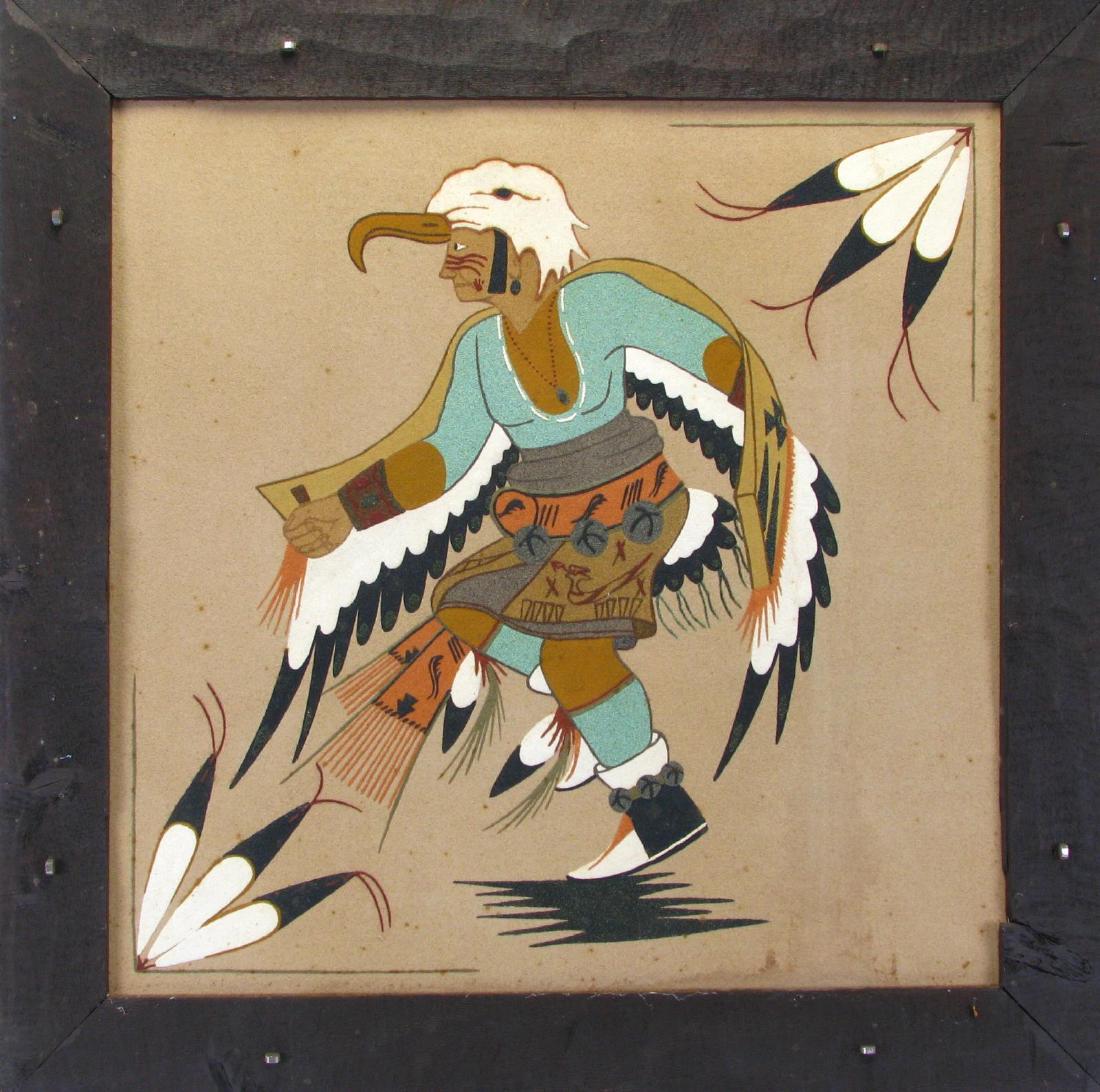 Native American Framed Sand Art