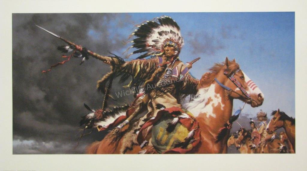 Frank McCarthy Print, "Sighting the Intruders" (1 of 2)