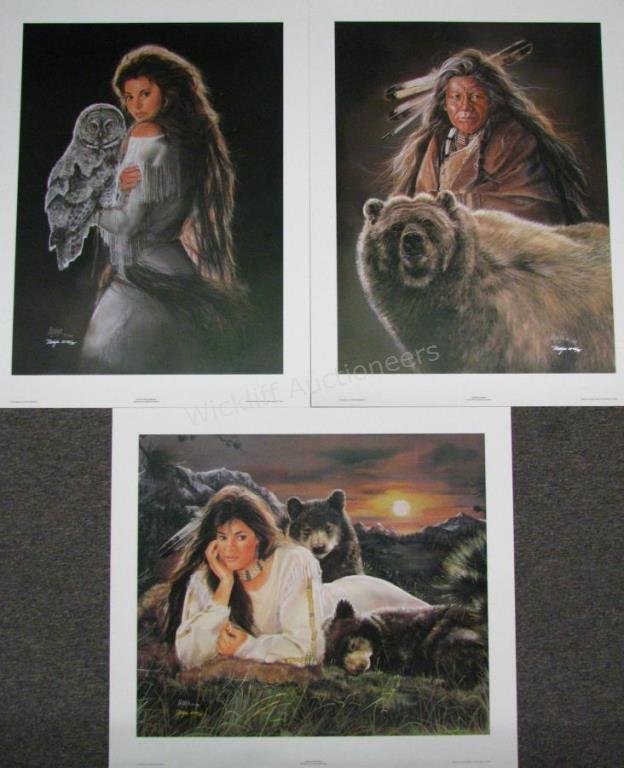 Maija, Three Ltd Edition Prints, Native Americans (1 of 2)